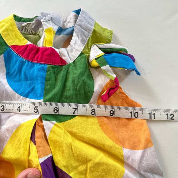 Anan Girls' Multicolor Polkadot Dress - Size 7 - Picture 9 of 9